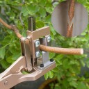 Roubovací nippers voor V-snit met snijdiepte van 2,5 cm Lengte 29 cm Mes van SK5 staal en lichaam van aluminiumlegering Beige Voor takken van 8–20 mm 5