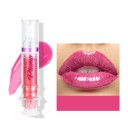 Rouge à lèvres liquide hydratant et waterproof avec effet volumateur 5 ml Brillance durable Couleur intense Mise en valeur des lèvres 4