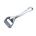 Rouleau de massage facial en argent Appareil de massage avec pointes pour la réduction des rides et le resserrement des pores Rouleau de massage pour le rajeunissement de la peau en alliage de zinc 13,0 x 3,5 cm 1