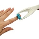 Rouleau de massage pour les doigts agissant sur les points d'acupuncture Outil de massage manuel avec deux rouleaux pour le massage des mains Outil de massage pour favoriser la circulation sanguine 16,3 x 3,3 cm 3