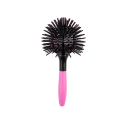 Round 3D Hair Brush 21 x 8.5 cm Styling Heat-Resistant Salon Brush for Detangling and Blow-Drying Hair Professional Care 1