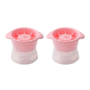 Round Ice Ball Maker Eco-Friendly Silicone 2pcs Ideal for Preparing Large Ice Balls for Drinks, Easy to Use and Clean 3