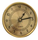 Round Metal Clock with Analog Dial Arabic Numerals and Decorative Star in the Centre Minute Scale Second Hand Diameter 90 mm 2