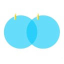 Round Protective Film for Wing Mirror 80×80 mm 2pcs Waterproof Nano Layer Against Fogging and Glare For Car SUV Easy Installation 1