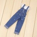 Roupa para Barbie t-shirt e jardineiras 2