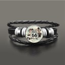 Route 66-armband för män 11
