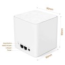 Router Wi-Fi Tenda MW3 Cobertura de más de 145 m² Hasta 20 dispositivos Sustituto de extensor Configuración a través de la aplicación 90 x 90 x 90 mm 2
