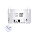 Router WiFi 4G LTE 300 Mb/s CPE106-E ABS biały modem domowy z obsługą SIM zasilacz EU 145×95×45 mm do udostępniania internetu mobilnego 4