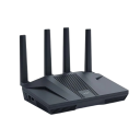 Router WiFi de banda dupla de alta velocidade 1148 Mb/s 2,4 GHz e 4804 Mb/s 5 GHz com 4 antenas router preto para internet e rede doméstica 1