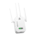 Router WiFi sem fios 300 Mb/s 2,4 GHz Amplificador de sinal sem fios Router portátil Amplificador de sinal potente Extensor WiFi Compatibilidade universal Alcance de 300 metros 2