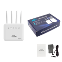Routeur WiFi 4G LTE avec carte SIM 300 Mb/s 2,4 GHz port LAN IPv4 IPv6 routeur mobile blanc pour partage de connexion Internet à domicile jusqu'à 10 appareils 3