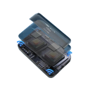 Routeur WiFi 4G LTE portable 150 Mb/s 6000 mAh Micro USB noir point d'accès mobile avec écran pour voyager et partager Internet jusqu'à 10 appareils 4