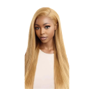 Rovná paruka pro ženy 81,3 cm s HD krajkou 33 x 10 cm z lidských vlasů hustota 220 % medově blond na focení i běžné nošení 1