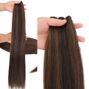 Rovné vlasové svazky 66 cm 230 g syntetické prodloužení vlasů tepelně odolné proteinové vlákno pro zahuštění a úpravu účesu 10