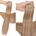 Rovné vlasové svazky 66 cm 230 g syntetické prodloužení vlasů tepelně odolné proteinové vlákno pro zahuštění a úpravu účesu 12