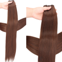 Rovné vlasové svazky 66 cm 230 g syntetické prodloužení vlasů tepelně odolné proteinové vlákno pro zahuštění a úpravu účesu 15