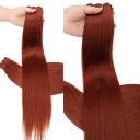 Rovné vlasové svazky 66 cm 230 g syntetické prodloužení vlasů tepelně odolné proteinové vlákno pro zahuštění a úpravu účesu 16