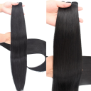 Rovné vlasové svazky 66 cm 230 g syntetické prodloužení vlasů tepelně odolné proteinové vlákno pro zahuštění a úpravu účesu 22