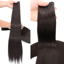 Rovné vlasové svazky 66 cm 230 g syntetické prodloužení vlasů tepelně odolné proteinové vlákno pro zahuštění a úpravu účesu 24