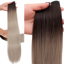 Rovné vlasové svazky 66 cm 230 g syntetické prodloužení vlasů tepelně odolné proteinové vlákno pro zahuštění a úpravu účesu 3