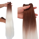 Rovné vlasové svazky 66 cm 230 g syntetické prodloužení vlasů tepelně odolné proteinové vlákno pro zahuštění a úpravu účesu 4