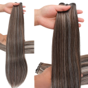 Rovné vlasové svazky 66 cm 230 g syntetické prodloužení vlasů tepelně odolné proteinové vlákno pro zahuštění a úpravu účesu 9