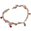 Roze gouden feeënkroon voor haar Bladeren en diamanten Bruidsdiadeem Romantische haaraccessoire voor bal fotoshoot viering 2