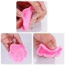 Roze siliconen mal in de vorm van een poot 7,7 x 7,5 cm voor het gieten van hangers en decoraties van hars Creatieve handgemaakte versieringen 5