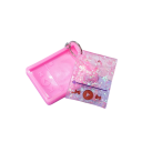 Roze siliconen mal MP3 MP4 iPad speler 8 x 6,3 cm voor het gieten van hars Productie van sleutelhangers decoraties en sieraden 2