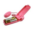Roze trillend ei met bedrade controller en soepele aanpassing van de vibratie-intensiteit met behulp van een draaiend wiel, discrete verpakking 2