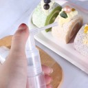 Rozprašovacia fľaštička na potravinový prášok 50 ml Jemný sprej na zdobenie tort fondánu makrón a dezertov väčšia priehľadná nádoba 3
