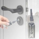 Rozsdamentes acél kulcs dekóder 12 x 5 x 5 cm Méréstechnikai eszköz hengerzárakhoz közvetlen hornyolással 4