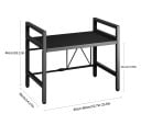 Rozszerzalny stojak na mikrofalówkę 40–60 x 36 x 46 cm Biały Regulowana półka organizator do kuchni 2