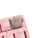 Roztomilá klávesa s motívom tlapky RGB krížová os priesvitné prevedenie pre mechanickú klávesnicu dekoratívny doplnok MX 2