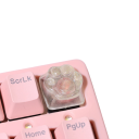 Roztomilá klávesa s motívom tlapky RGB krížová os priesvitné prevedenie pre mechanickú klávesnicu dekoratívny doplnok MX 5