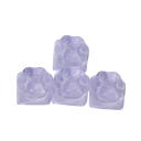 Roztomilé klávesy s motivem tlapky 4 ks RGB křížová osa průsvitné provedení pro mechanickou klávesnici dekorativní sada 1