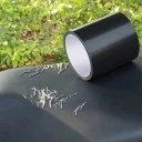 Ruban adhésif noir autocollant pour cuir 5x500 cm Ruban adhésif résistant pour réparer des canapés, des sièges de voiture, des sacs à main et des sièges en cuir Patch étanche pour cuir, simili cuir ou cuir synthétique 4