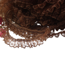 Ruban avec dentelle à volants 2,3 cm x 4,6 m Ruban décoratif en polyester pour la couture et la décoration de vêtements, créations faites main, projets DIY 9