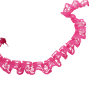 Ruban avec dentelle à volants 2,3 cm x 4,6 m Ruban décoratif en polyester pour la couture et la décoration de vêtements, créations faites main, projets DIY 6