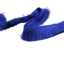 Ruban brodé avec franges 2,8 cm x 1 m Ruban décoratif en polyester avec des franges décoratives pour embellir les vêtements, les robes et les accessoires textiles 6