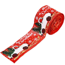 Ruban de Noël avec voiture 2 m 4