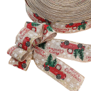 Ruban de Noël avec voiture 2 m 2