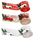 Ruban de Noël avec voiture 2 m 3