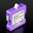 Ruban dentaire transparent 15 m largeur 9,5 mm épaisseur 0,05 mm film en polyester dans un étui de couleur violet 5