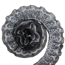 Ruban en dentelle à deux couches 182 cm Largeur 4 cm Dentelle décorative en polyester pour coudre, décorer des vêtements, décorer des textiles, artisanat 1