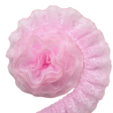 Ruban en dentelle à deux couches 182 cm Largeur 4 cm Dentelle décorative en polyester pour coudre, décorer des vêtements, décorer des textiles 3