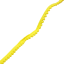 Ruban en peluche avec pompons 10 mm longueur 5 m Bord décoratif en pompons Polyester coton Ruban décoratif pour la couture de décorations et le bricolage 9