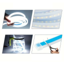 Ruban LED étanche 180 cm Largeur 11 mm Épaisseur 6 mm Lumière LED extérieure pour voiture Éclairage décoratif Carrosserie du véhicule 3