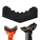 Rubber Car Jack Pad 2 pcs Grooved 6 Ton Black Universal Rubber Frame Protector 4