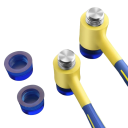 Rubber Mallet Rubber Hammer Hammer with Replaceable Striking Ends 45 mm 659 g 2